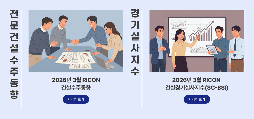 전문건설 수주동향,경기실사지수